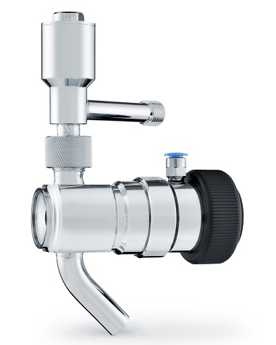 109540254330 Aseptische Monsterkraan DN25
met lasaansluiting 29,0x 1,5mm
Hand-, en pneumatisch bediend
met 1/4" BSPM stoomafsluiter
Mat.: 1.4435/316L - Ra