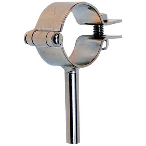 Hinged pipe deals clamp